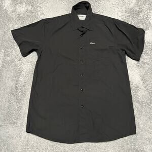 Dixxon Flannel Shirt Mens Medium Black Signature Series Bamboo Blend Work